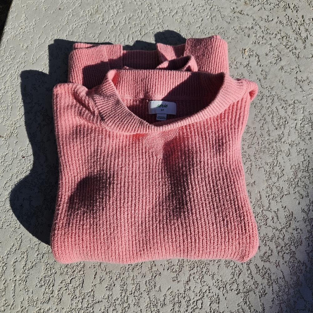 Aerie Baby Pink Oversized Sweater